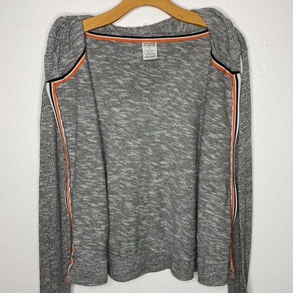 PINK Victoria’s Secret Giants Grey Zip Up Hoodie XS - Picture 7 of 9
